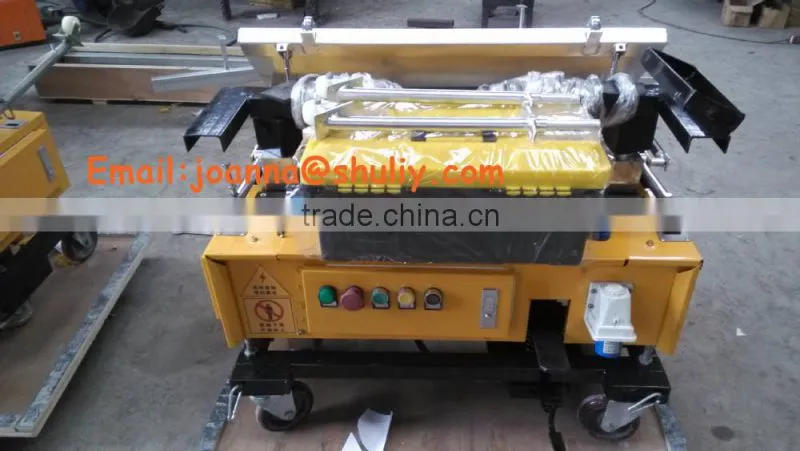 2015 with ISO conveient india wall plastering machine