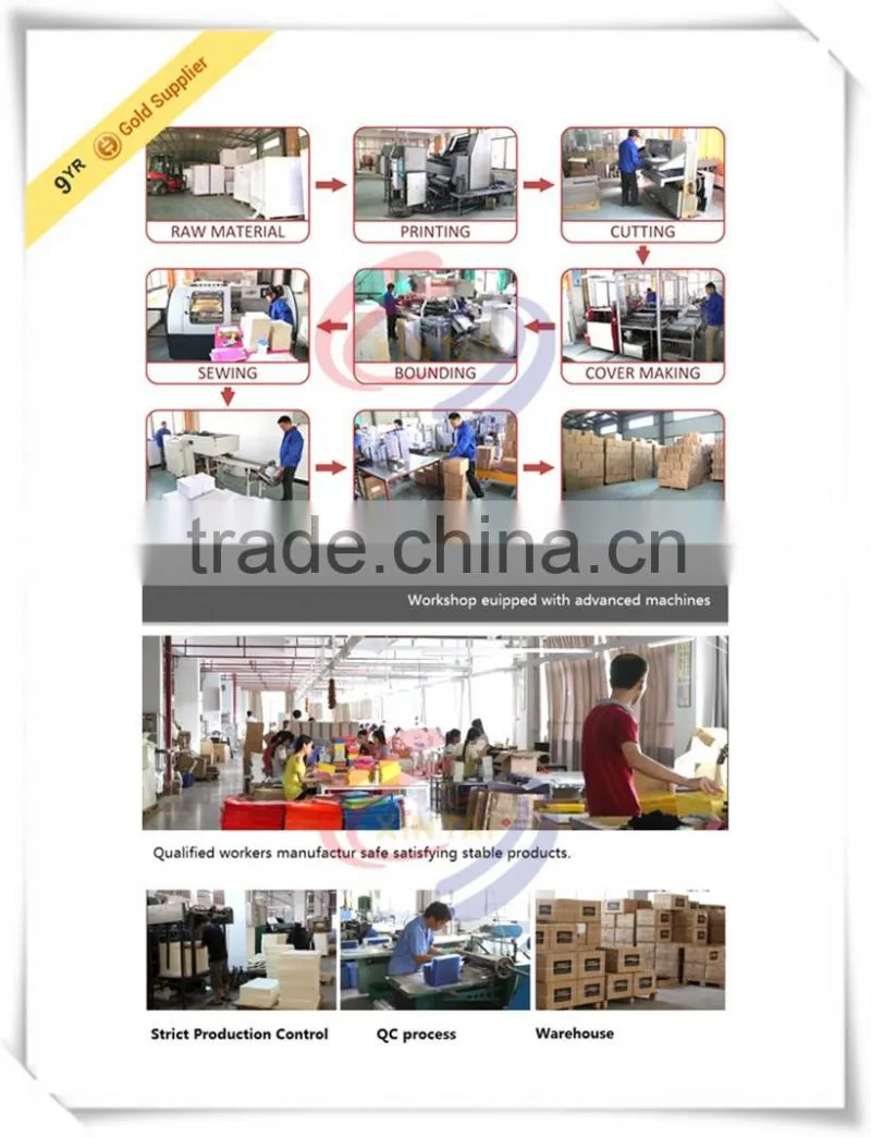 pp sheet manufacturer OEM school notebook cover designs