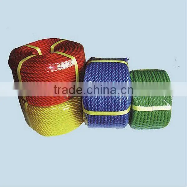 Twisted pe mooring rope with competitive price and quality