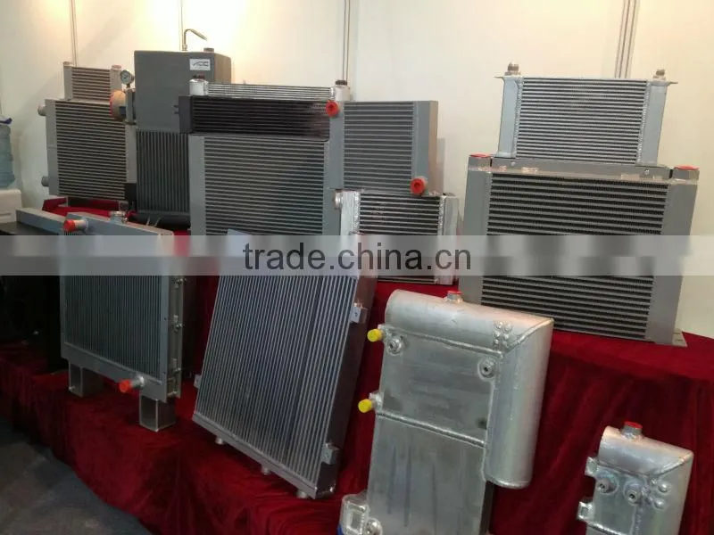 custom motorcycle radiator in china,aluminum vanuum plat fin heat exchanger