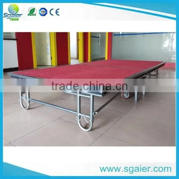 2016 Folding stage scenery outdoor Mobile Stage For Party