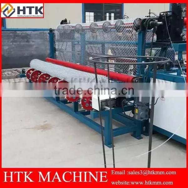 full auto chain link fence making machine twist-knuckled edge factory