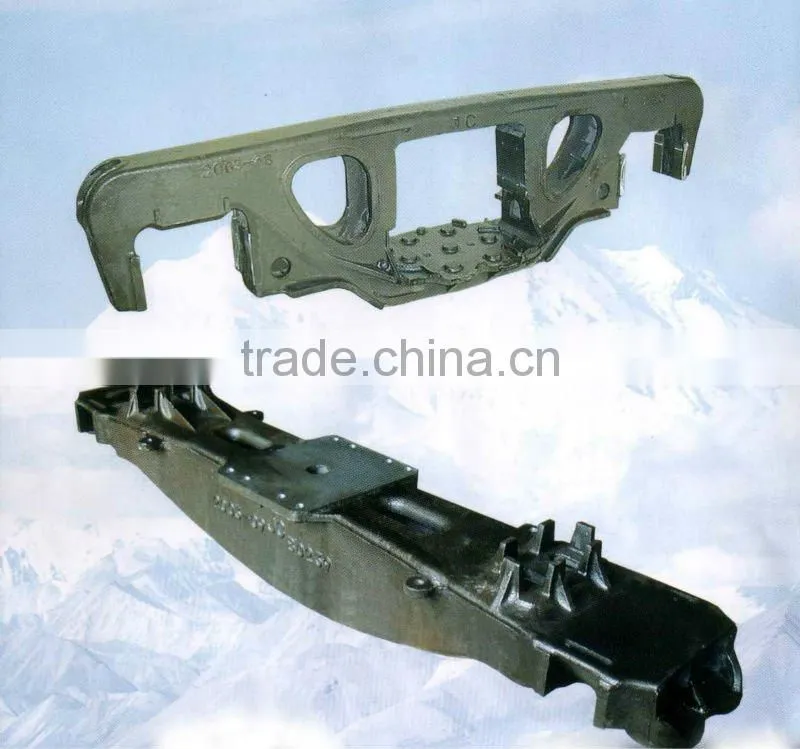 Made in chinese Rail Freight Locomotive Side Frames, Bolsters