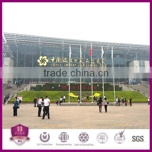Haining Gensin U-lock multi-wall 4-wall rectangular structure polycarbonate sheets 600mm
