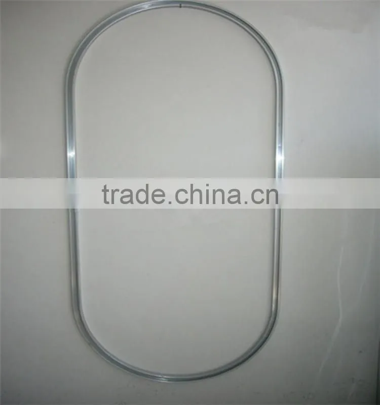 Anodized bending types of aluminum truck curtain rails