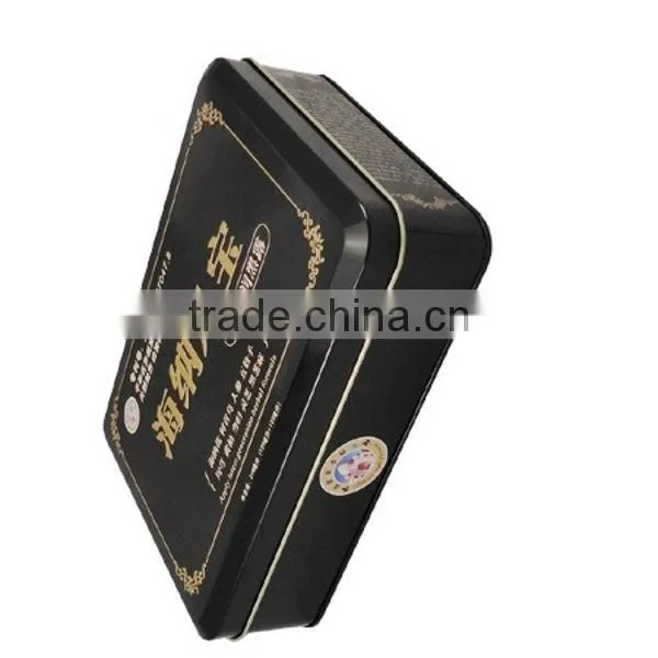 decorative mini rectangular metal gift box
