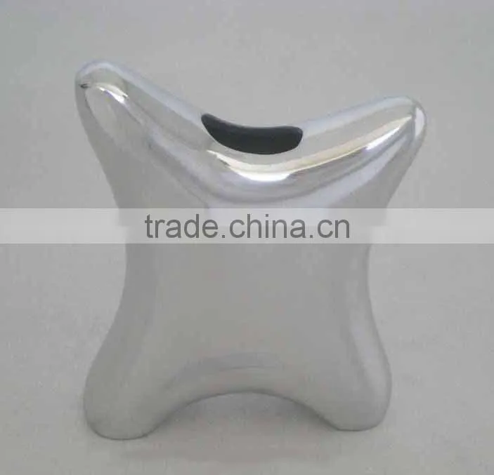 Hot sale handmade vase designs home decoration mirror finish recycled aluminum vase