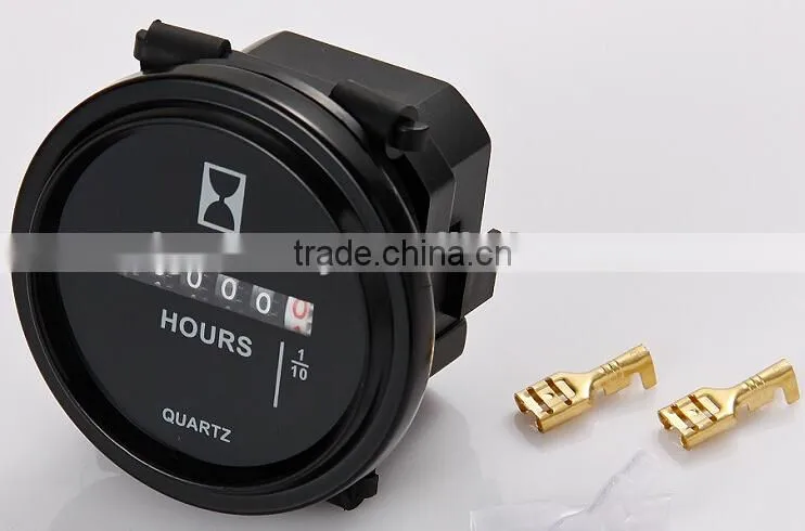 Round Engine hour meter /Mechanical timer