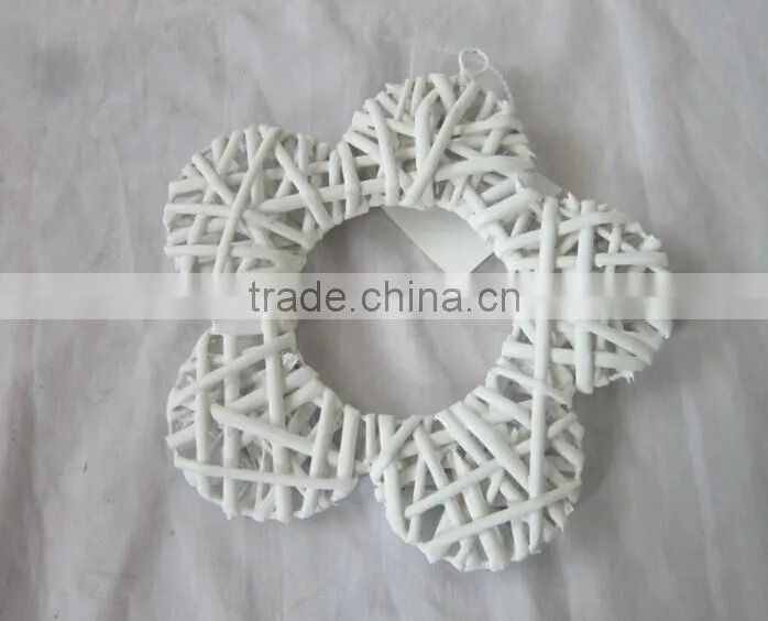 wicker hanging decoration xmas christmas hanging decoration/xmas door ornament