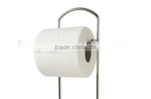 Jiangmen Free Standing 3 Roll Storage Bathroom Tissue Paper Roll Holder