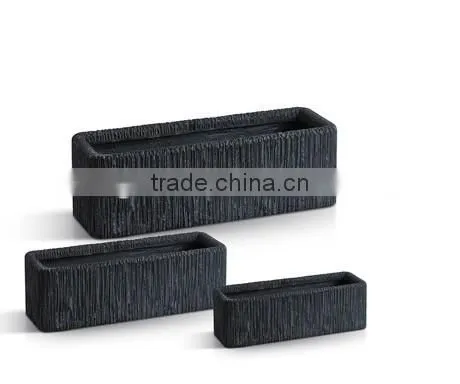 outdoor patio stackable planters rectangle planters and pots