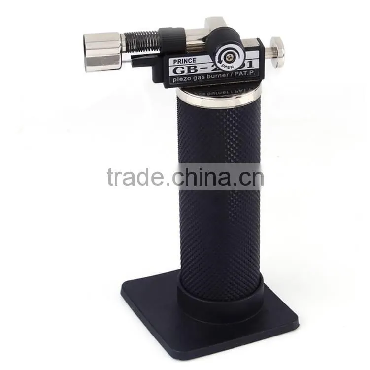 Refillable bbq gas flame lighter