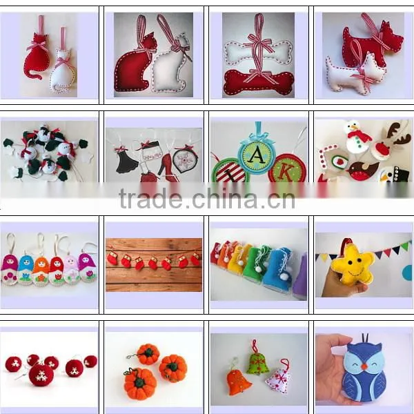 high quality laser cut non-woven felt diy accessories kids craft vegetable fruit set baby educational toy manufacturer in China