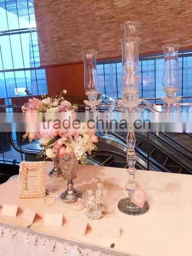 candelabra centerpieces wedding crystal