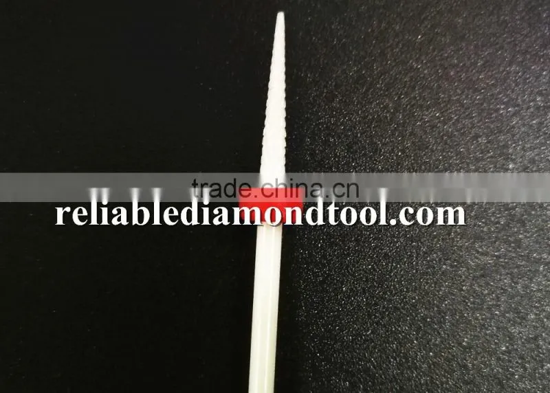 Fine Type Small Cone Head Diameter 2.0MM Polishing Drill Nail Ceramic Drill Bit