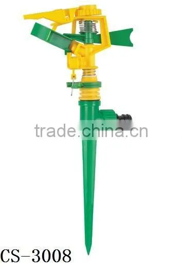 swing arm sprinkler CS-3008 Plastic impulse sprinkler