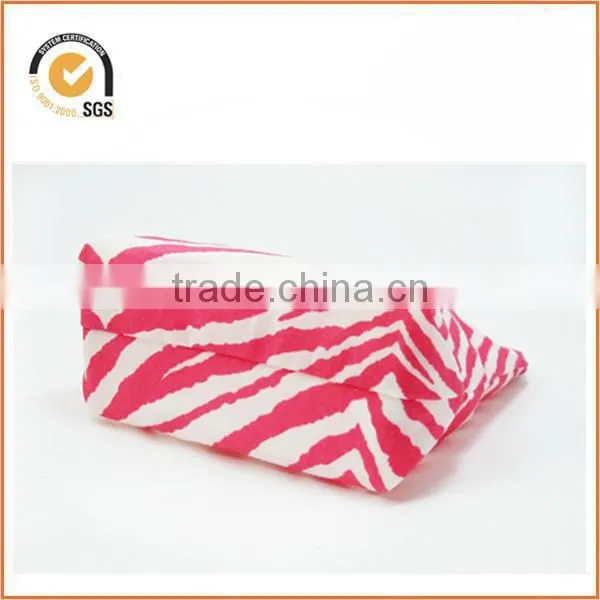 Waxed Canvas Cosmetic/Toiletry Zipper Pouch (Pink Zebra) By Chiqun Dongguan CQ-H01099