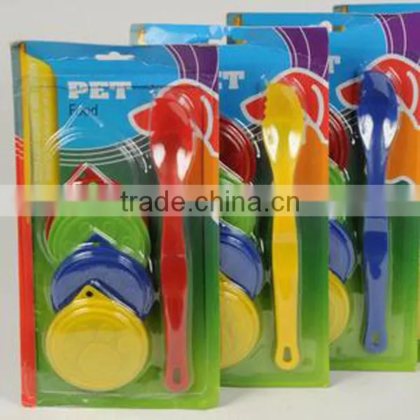 make custom Pet Dog Cat Food plastic Spoon for wholesale