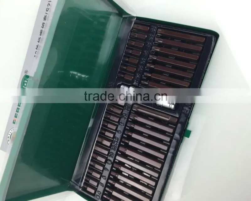 Berrylion S2 Screwdriver bit with 2 Socket 40pcs screwdriver bit set