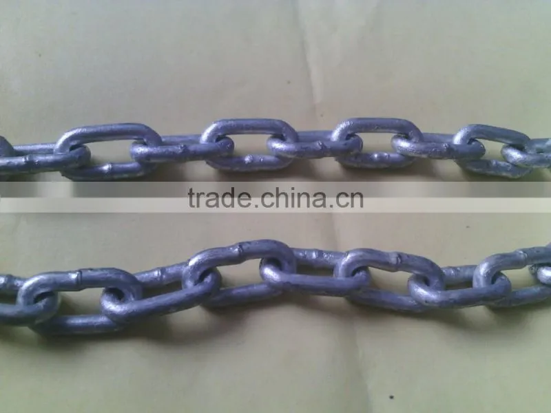 high quality high tensile heavy duty hot dip galvanized link chain