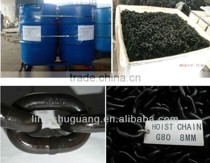 Grade 80 welded link chain for lifting purpose