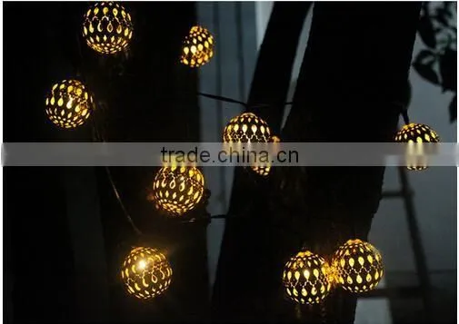 2016 new product Solar power christmas 3m 10 led light Strip Lamp Wedding Xmas Party Garden Decor