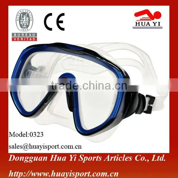 Colorful oem professional soft new diving mask