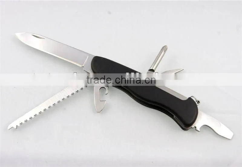 Multi functional stainless steel folding pocket knife multifunction keychain knife strider knife tools set K9006P-1