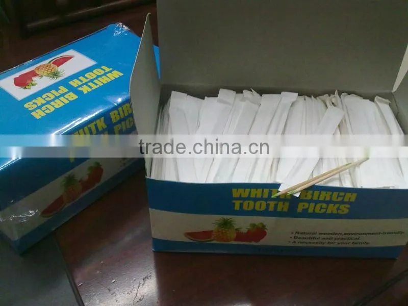 good quality Square Bottle for bamboo toothpicks 400pcs