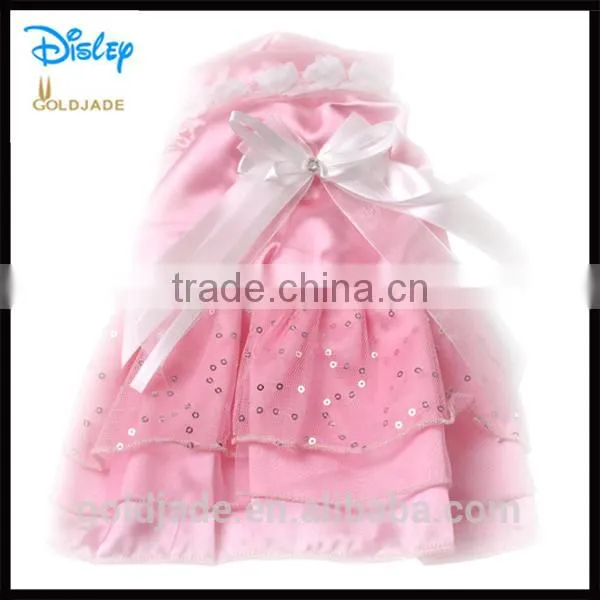 Custom 100% Cotton Baby Girl Chiffon Dress Tank Dress With Frill Princess Dress
