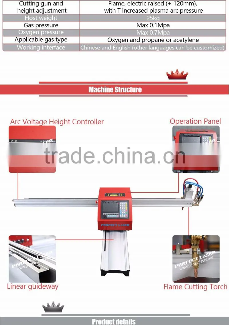 portable smaller cnc plasma cutting machine with cheap price