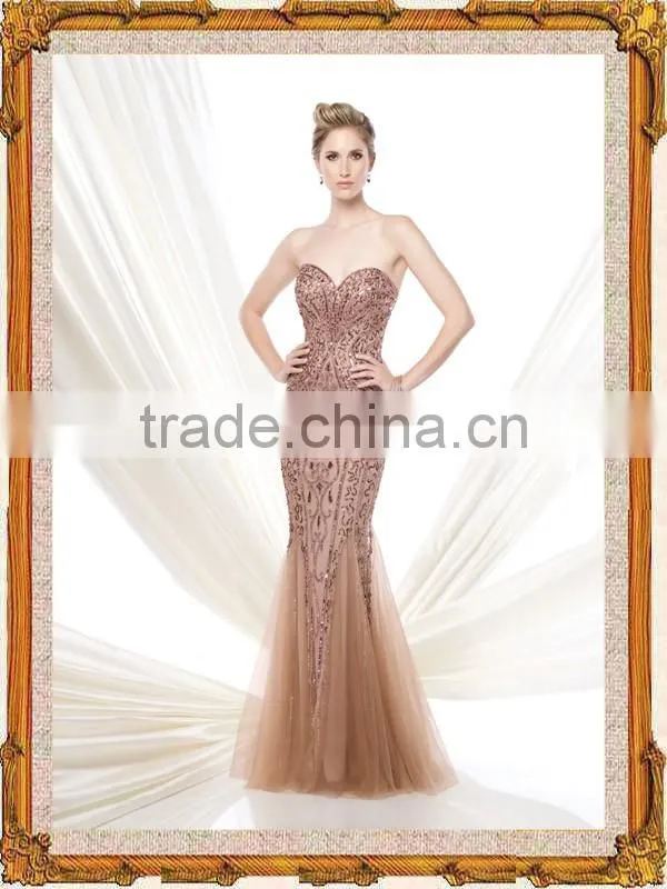 Gold Supplier OEM / ODM / OBM Manufactory Custom Evening Dress