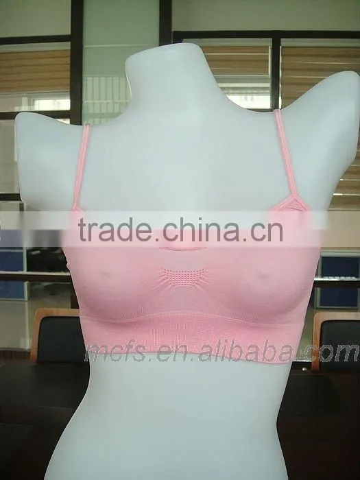 Seamless women's sports tanktop sexy bra