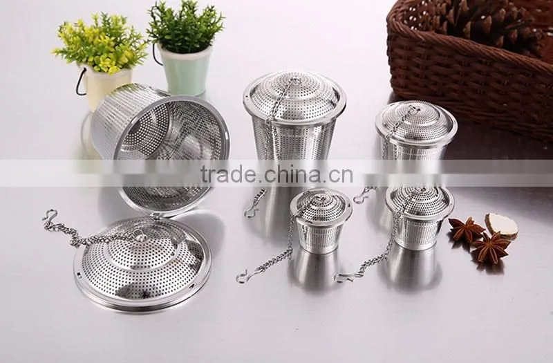 Top quality 304 stainless steel tea ball infuser bulk tea infuser S/M/L