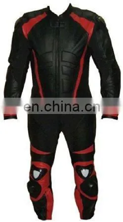 leather motorbike racing suit
