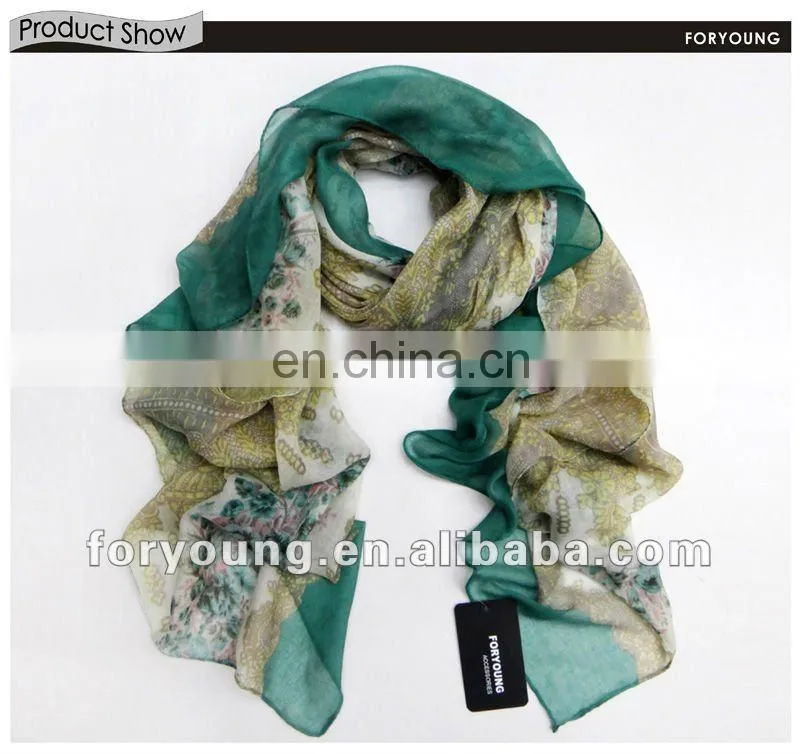 circle printed fashion big dots scarf