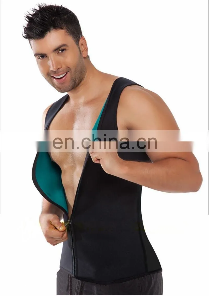 Men Sweat Gym Tank Top Athletic Shirt Sports Running Slimming Vest
