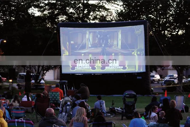 Outdoor heavy duty Event Inflatable Screen Stand Movie Screen for sale