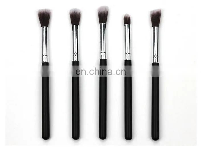 Hot selling wholesale 10 makeup brush set ten make-up brush kit colour makeup tools 5 big m 5 small brush