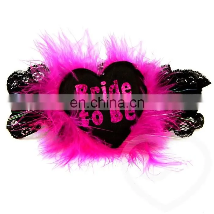 Wholesale Hen Party Black Bride To Be Wedding Garter