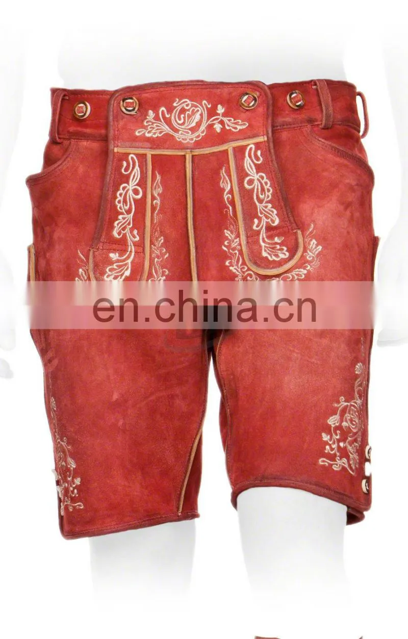 New Fashionable Lederhosen/German Outfitter Bund Lederhosen/Short Lederhosen(Bavarian Garments)(Oktoberfest Clothing)