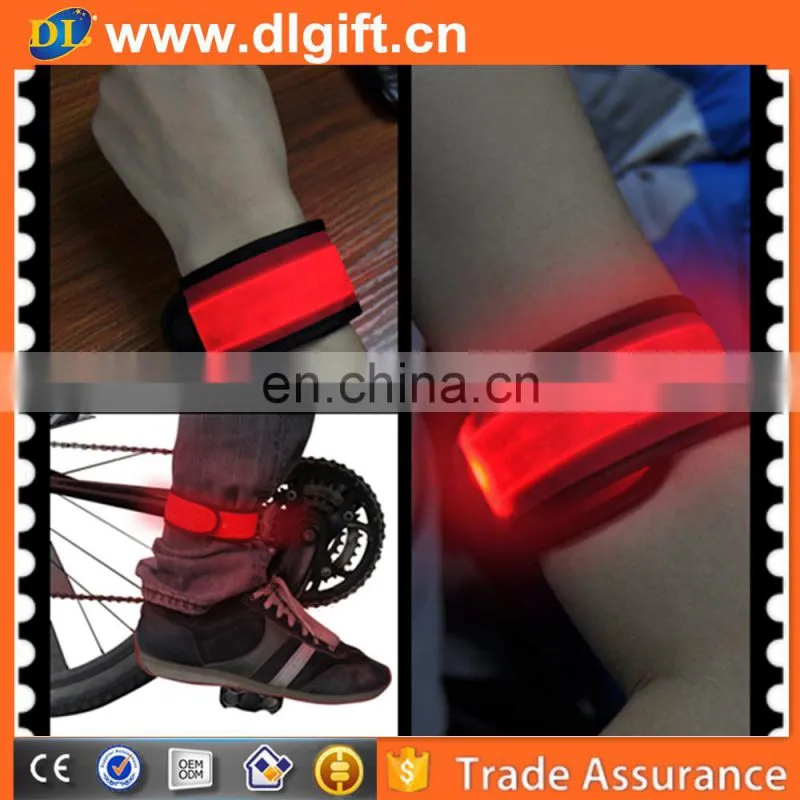 2016 running flashing slap led band bracelet for concert party Christmas