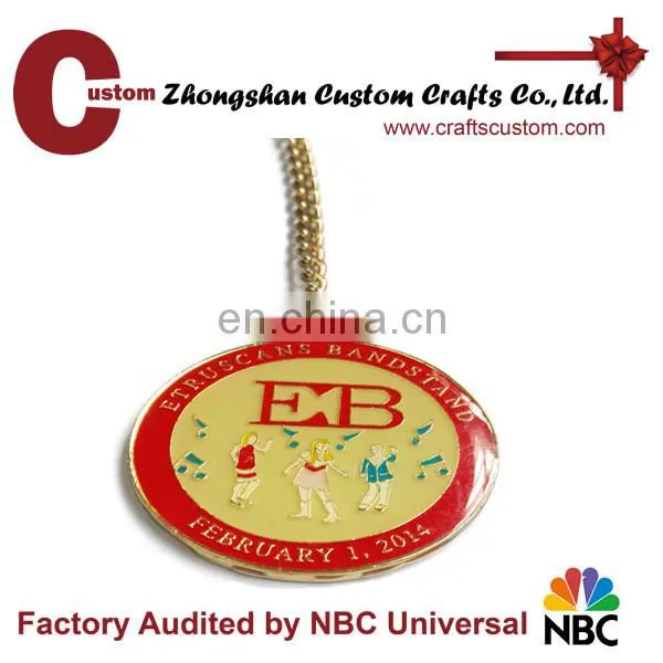 Custom 3D logo gold plated cloisonne commemorative challenge coin