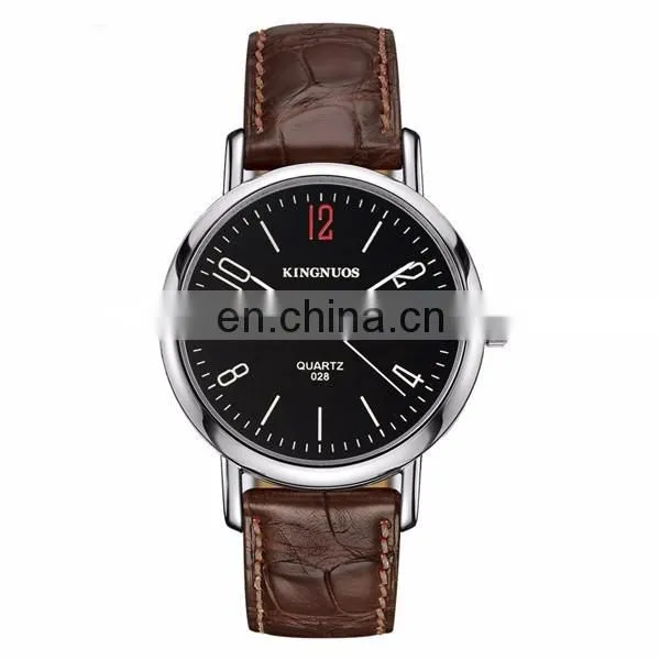 Yiwu wholesale factory watch leather brand watch
