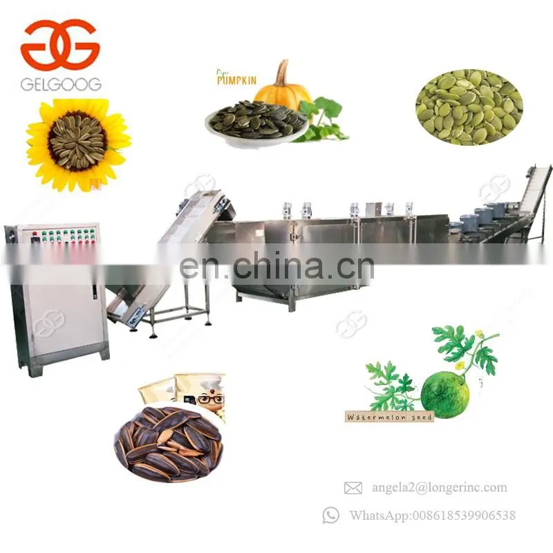 Highly Efficient Small Nut Peanut Sunflower Seeds Coffee Roaster Cashew Roasting Machine Production Line Price