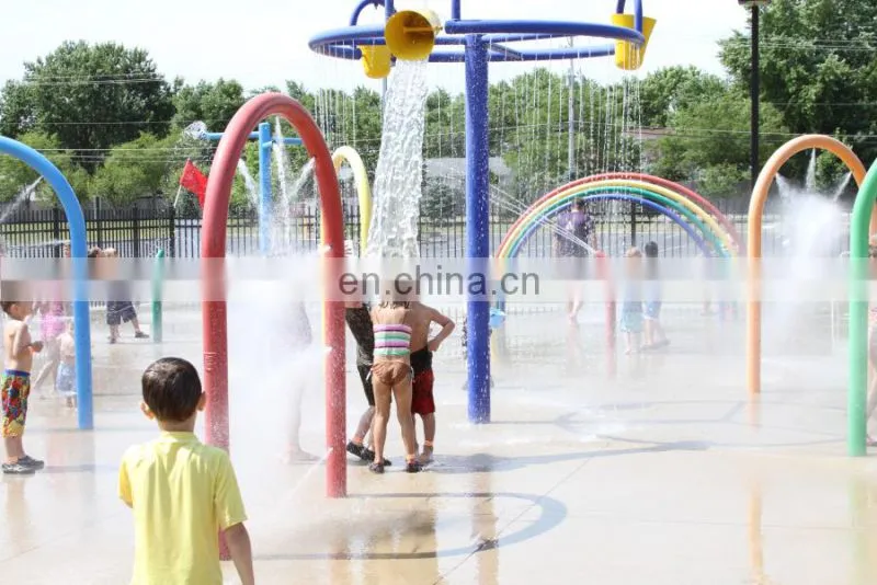 hot galvanized steel water park splash arch loop for sale