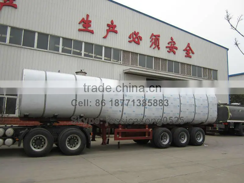 3 axles 50cbm oil transport tank semi trailer