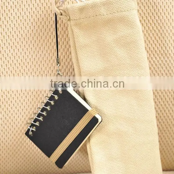 eco-friendly high qulaity mini notebook Multicolor cover key portable spiral notebook