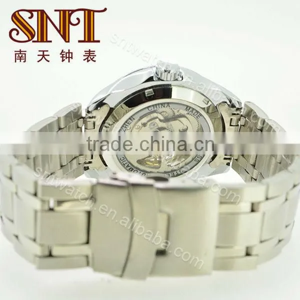 SNT-ME060 automatic skeleton mechanical mens watch mens stylish hand watches
