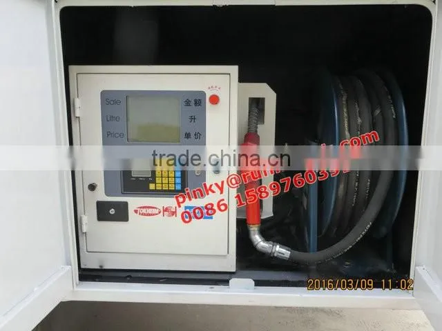 Cheaper Price DFAC Fuel Truck With Dispensing Arrangements Monitor and Meter 8000Liters Oil Tank Truck For Sales